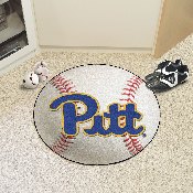 Pitt Panthers Baseball Rug - 27in. Diameter, 1717