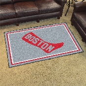 Boston Red Sox 4ft. x 6ft. Plush Area Rug 1908 Retro Logo, 1761