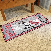 Boston Red Sox Ticket Runner Rug - 30in. x 72in., 1762