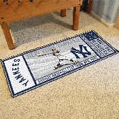New York Yankees Ticket Runner Rug - 30in. x 72in., 1787