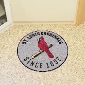 St. Louis Cardinals Roundel Rug - 27in. Diameter - Retro Collection - 1930 St. Louis Cardinals, 1792