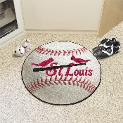 St. Louis Cardinals Baseball Rug - 27in. Diameter - Retro Collection - 1930 St. Louis Cardinals, 1801