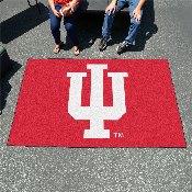 Indiana Hooisers Ulti-Mat Rug - 5ft. x 8ft. - IU Trident Primary Logo, 1810