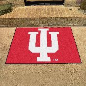 Indiana Hooisers All-Star Rug - 34 in. x 42.5 in. - IU Trident Primary Logo, 1817