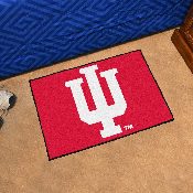 Indiana Hooisers Starter Mat Accent Rug - 19in. x 30in. - IU Trident Primary Logo, 1818