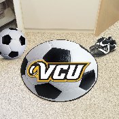VCU Rams Soccer Ball Rug - 27in. Diameter, 1824