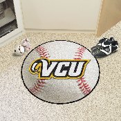 VCU Rams Baseball Rug - 27in. Diameter, 1826