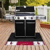 St. Louis Cardinals Vinyl Grill Mat - 26in. x 42in. - Retro Collection - 1950 St. Louis Cardinals, 1884