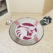 Cal State - Chico Wildcats Baseball Rug - 27in. Diameter, 1897