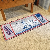 Philadelphia Athletics Ticket Runner Rug - 30in. x 72in., 1909