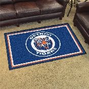 Detroit Tigers 4ft. x 6ft. Plush Area Rug1964, 1916