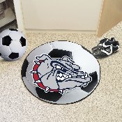 Gonzaga Bulldogs Soccer Ball Rug - 27in. Diameter, 1949