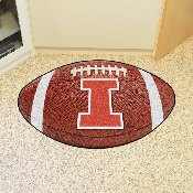 Illinois Illini Football Rug - 20.5in. x 32.5in., 1957