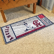 California Angels Ticket Runner Rug - 30in. x 72in. 1966 Retro Logo, 1969