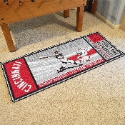 Cincinnati Reds Ticket Runner Rug - 30in. x 72in., 1986
