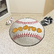 San Diego Padres Baseball Rug - 27in. Diameter1969, 2005
