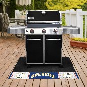 Milwaukee Brewers Vinyl Grill Mat - 26in. x 42in.1970, 2021