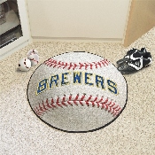 Milwaukee Brewers Baseball Rug - 27in. Diameter1970, 2022