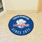 Texas Rangers Roundel Rug - 27in. Diameter - Retro Collection - 1972 Texas Rangers, 2024