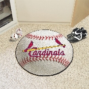 St. Louis Cardinals Baseball Rug - 27in. Diameter - Retro Collection - 1976 St. Louis Cardinals, 2080
