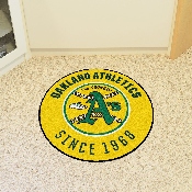 Oakland Athletics Roundel Rug - 27in. Diameter1981, 2109