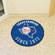 Texas Rangers Roundel Rug - 27in. Diameter - Retro Collection - 1984 Texas Rangers, 2168
