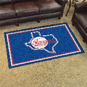 Texas Rangers 4ft. x 6ft. Plush Area Rug - Retro Collection - 1984 Texas Rangers, 2169