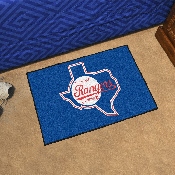 Texas Rangers Starter Mat Accent Rug - 19in. x 30in. - Retro Collection - 1984 Texas Rangers, 2171