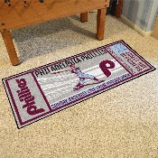 Philadelphia Phillies Ticket Runner Rug - 30in. x 72in., 2178