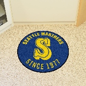 Seattle Mariners Roundel Rug - 27in. Diameter - Retro Collection - 1989 Seattle Mariners, 2192