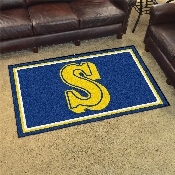 Seattle Mariners 4ft. x 6ft. Plush Area Rug - Retro Collection - 1989 Seattle Mariners, 2194