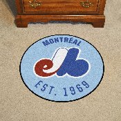 Montreal Expos Roundel Rug - 27in. Diameter, 2208