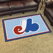 Montreal Expos 4ft. x 6ft. Plush Area Rug, 2209