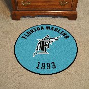 Florida Marlins Roundel Rug - 27in. Diameter, 2216