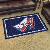 Anaheim Angels 4ft. x 6ft. Plush Area Rug 1997 Retro Logo, 2243