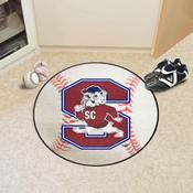 South Carolina State  Bulldogs Baseball Rug - 27in. Diameter, 2262