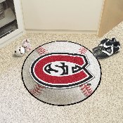 St. Cloud State Huskies Baseball Rug - 27in. Diameter, 2280