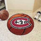 St. Cloud State Huskies Basketball Rug - 27in. Diameter, 2285