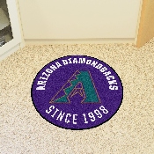 Arizona Diamondbacks Roundel Rug - 27in. Diameter 1998 Retro Logo, 2291