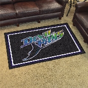 Tampa Bay Devil Rays 4ft. x 6ft. Plush Area Rug, 2299