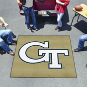 Georgia Tech Yellow Jackets Tailgater Rug - 5ft. x 6ft., GT, 2332