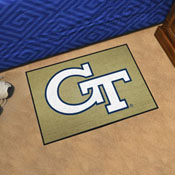 Georgia Tech Yellow Jackets Starter Mat Accent Rug - 19in. x 30in., GT, 2340