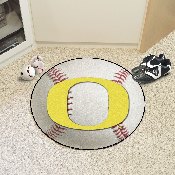 Oregon Ducks Baseball Rug - 27in. Diameter - O Primary Logo, 2365