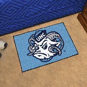 North Carolina Tar Heels Starter Mat Accent Rug - 19in. x 30in., Ram, 2395