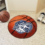 North Carolina Tar Heels Basketball Rug - 27in. Diameter, Ram, 2396