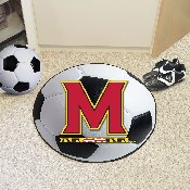 Maryland Terrapins Soccer Ball Rug - 27in. Diameter, 2440