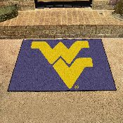 West Virginia Mountaineers All-Star Rug - 34 in. x 42.5 in., 2462