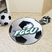 Florida Gulf Coast Eagles Soccer Ball Rug - 27in. Diameter, 2601