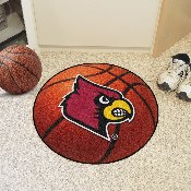 Louisville Cardinals Basketball Rug - 27in. Diameter - Cardinal Head Primary Logo, 2645