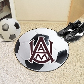 Alabama A&M Bulldogs Soccer Ball Rug - 27in. Diameter, 2673
